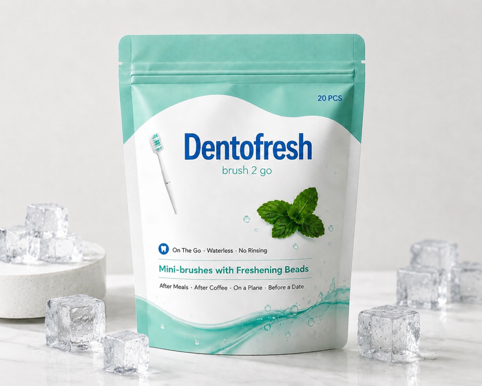 DentoFresh 20 PCS verpakking met ijsblokjes